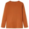 Konyak színű hosszú ujjú gyerekpóló 104