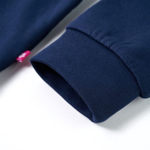 Tengerészkék gyerekpulóver 128