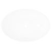  fehér ovális kerámia mosdókagyló 40 x 33 cm  