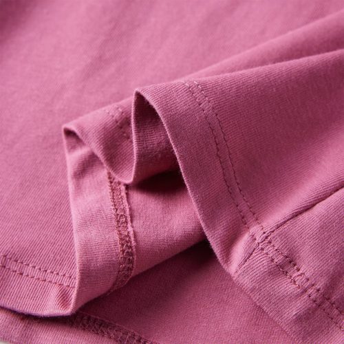 Málna színű hosszú ujjú gyerekpóló 92