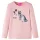 Világos rózsaszín hosszú ujjú gyerekpóló 104