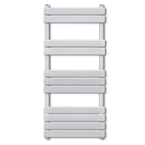 Fürdőszobai egyenes törölközőradiátor központi fűtéssel 600 x 1200 mm