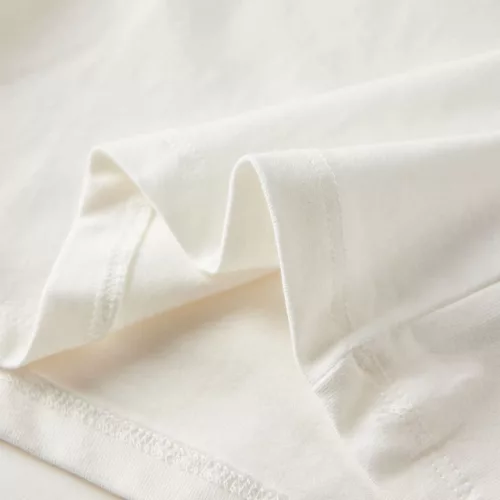 Ekrü színű hosszú ujjú gyerekpóló 104