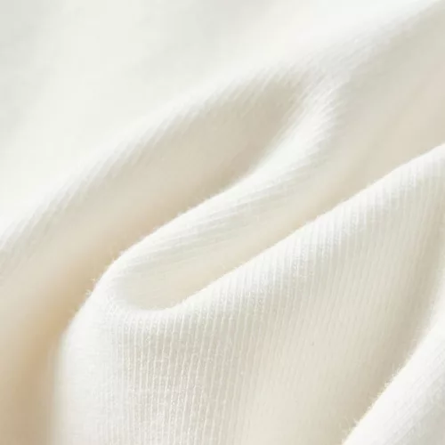 Ekrü színű hosszú ujjú gyerekpóló 116