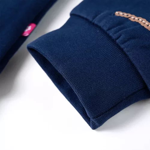 Tengerészkék gyerekpulóver 116