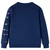 Tengerészkék gyerekpulóver 140
