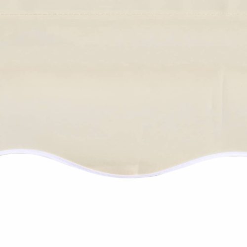  krémszínű vászon napellenző ponyva 6 x 3 m (a váz nem tartozék)