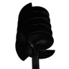 Kézi Föld Fúró Auger Bit 180mm Három Spirállal Fekete Acél