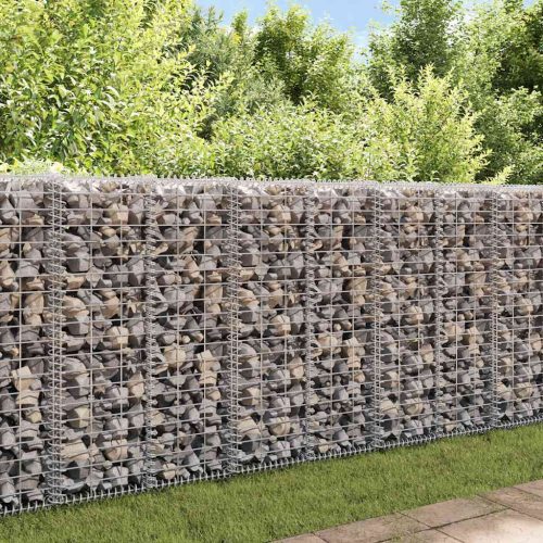  gabion kosár fedéllel horganyzott drótból 100 x 30 x 30 cm 
