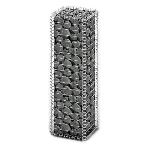  gabion kosár fedéllel horganyzott drótból 100 x 30 x 30 cm 
