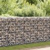  gabion kosár fedéllel horganyzott drótból 100 x 50 x 30 cm 