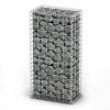  gabion kosár fedéllel horganyzott drótból 100 x 50 x 30 cm 