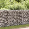  gabion kosár fedéllel horganyzott drótból 100 x 80 x 30 cm 