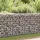  gabion kosár fedéllel horganyzott drótból 100 x 80 x 30 cm 