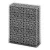  gabion kosár fedéllel horganyzott drótból 100 x 80 x 30 cm 