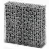  gabion kosár fedéllel horganyzott drótból 100 x 100 x 30 cm 