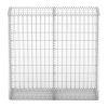  gabion kosár fedéllel horganyzott drótból 100 x 100 x 30 cm 