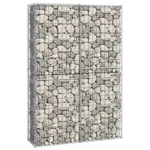  gabion kosár fedéllel horganyzott drótból 150 x 100 x 30 cm 