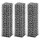   3 db gabion kosár horganyzott drótból 25 x 25 x 100 cm 