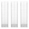   3 db gabion kosár horganyzott drótból 25 x 25 x 100 cm 
