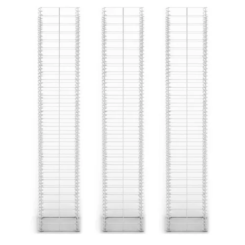  3 db gabion kosár horganyzott drótból 25 x 25 x 150 cm 