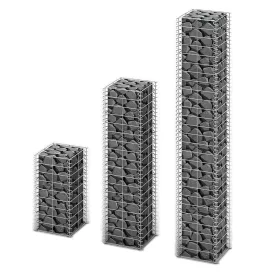   3 db gabion kosár horganyzott drótból 