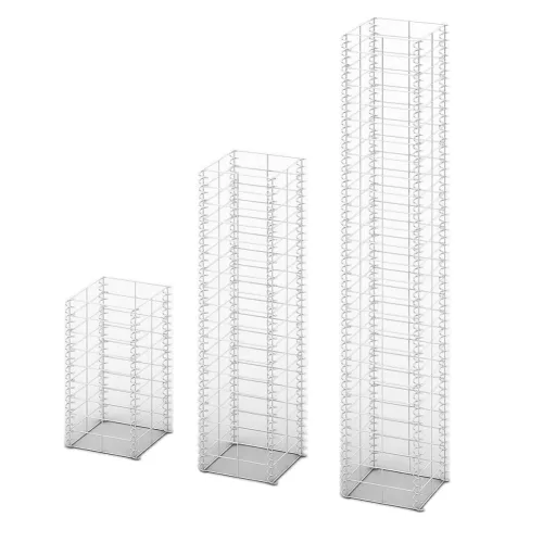   3 db gabion kosár horganyzott drótból 