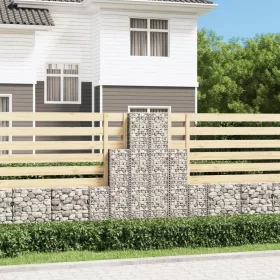  6 db gabion kosár horganyzott drótból 
