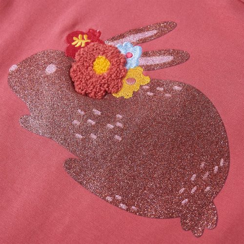 Fakó rózsaszín hosszú ujjú gyerekpóló 116