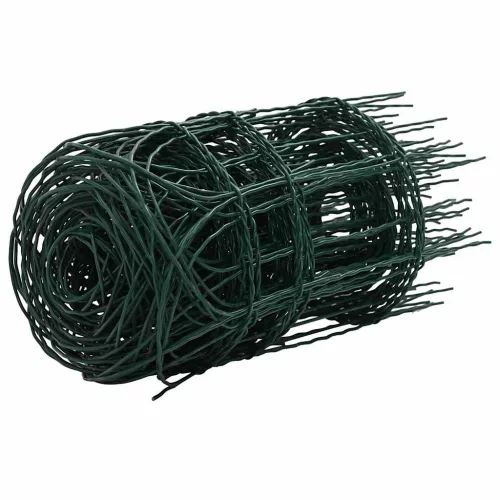  kerti porszórt bevonatú vas szegélyező kerítés 10 x 0,4 m