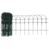  kerti porszórt bevonatú vas szegélyező kerítés 25 x 0,4 m