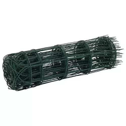  kerti porszórt bevonatú vas szegélyező kerítés 10 x 0,65 m