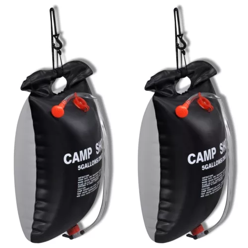 Kemping Zuhany Napenergia Zuhany Szabadtéri Fürdő 20 L 2 db