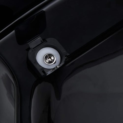  fekete kerámia fürdőszobai sarok WC