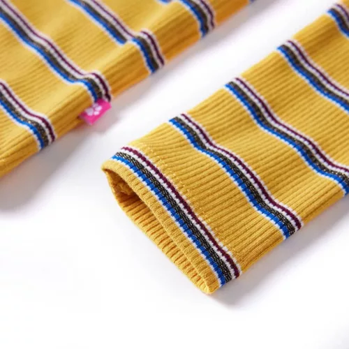 Okker hosszú ujjú gyerekpóló 140