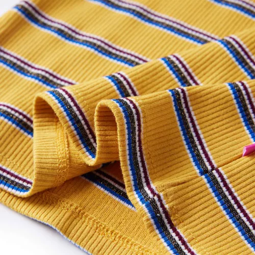 Okker hosszú ujjú gyerekpóló 140