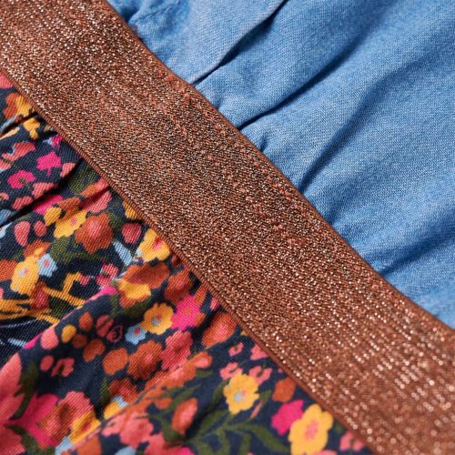 Gyerek ruha hosszú ujjú, tengerészkék és farmer kék 104