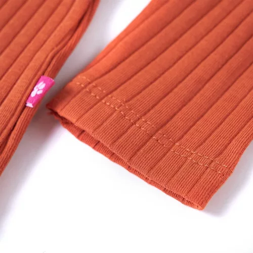 Izzó narancssárga hosszú ujjú gyerekpóló 104