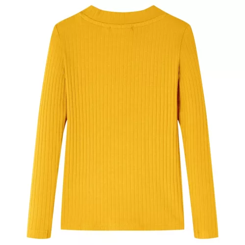 Okker hosszú ujjú gyerekpóló 104