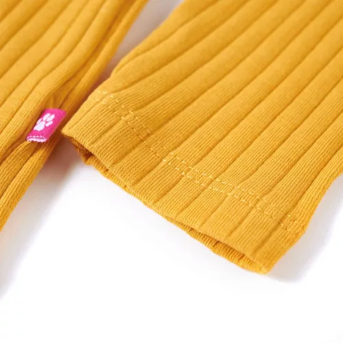 Okker hosszú ujjú gyerekpóló 104