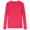 Élénk rózsaszín hosszú ujjú gyerekpóló 92