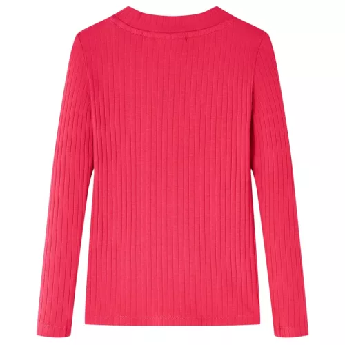 Élénk rózsaszín hosszú ujjú gyerekpóló 104