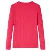 Élénk rózsaszín hosszú ujjú gyerekpóló 128