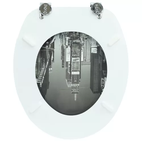 MDF WC-ülőke fedéllel new yorki tervezés