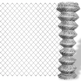 ezüst horganyzott acél drótkerítés 15 x 1,5 m