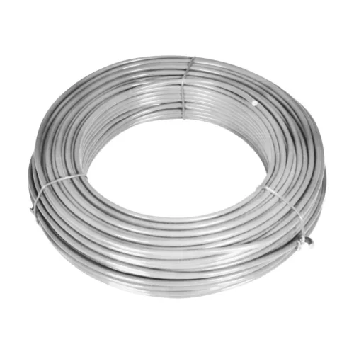  ezüst horganyzott acél drótkerítés póznákkal 15 x 1,25 m