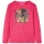 Élénk rózsaszín hosszú ujjú gyerekpóló 128