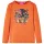 Izzó narancssárga hosszú ujjú gyerekpóló 92