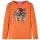 Izzó narancssárga hosszú ujjú gyerekpóló 116