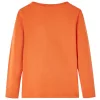 Izzó narancssárga hosszú ujjú gyerekpóló 116